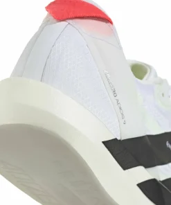 Clearance Men's Adizero Adios 9 Cloud White/Core Black/Lucid Red Löparskor Herr