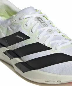 Clearance Men's Adizero Adios 9 Cloud White/Core Black/Lucid Red Löparskor Herr