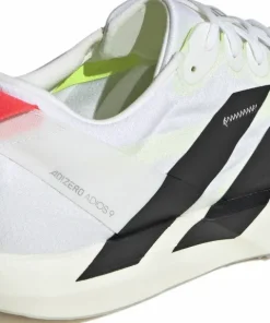 Clearance Men's Adizero Adios 9 Cloud White/Core Black/Lucid Red Löparskor Herr