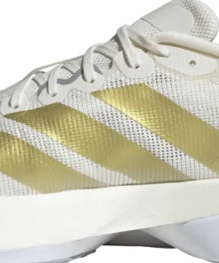 Adidas Men's Adizero Boston 13 Cloud White/Gold Mint/Halsil Best