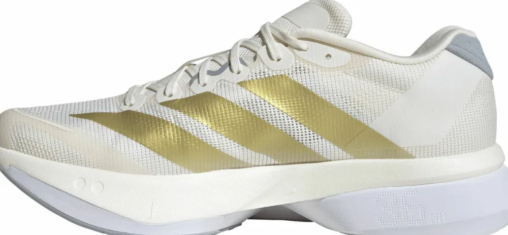 Adidas Men's Adizero Boston 13 Cloud White/Gold Mint/Halsil Best
