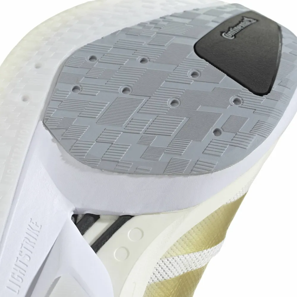 Adidas Men's Adizero Boston 13 Cloud White/Gold Mint/Halsil Best