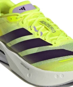 Adidas Men's Adizero Boston 13 Solar Yellow / Aurora Plum / Powder Plum Syello/Aurplu/Powplu New