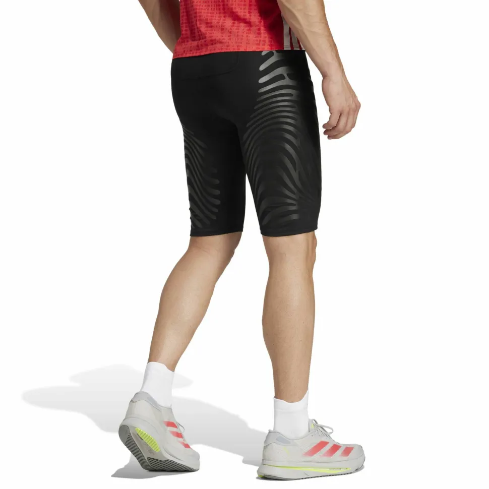 Adidas Men's Adizero Control Running Short Tights Black