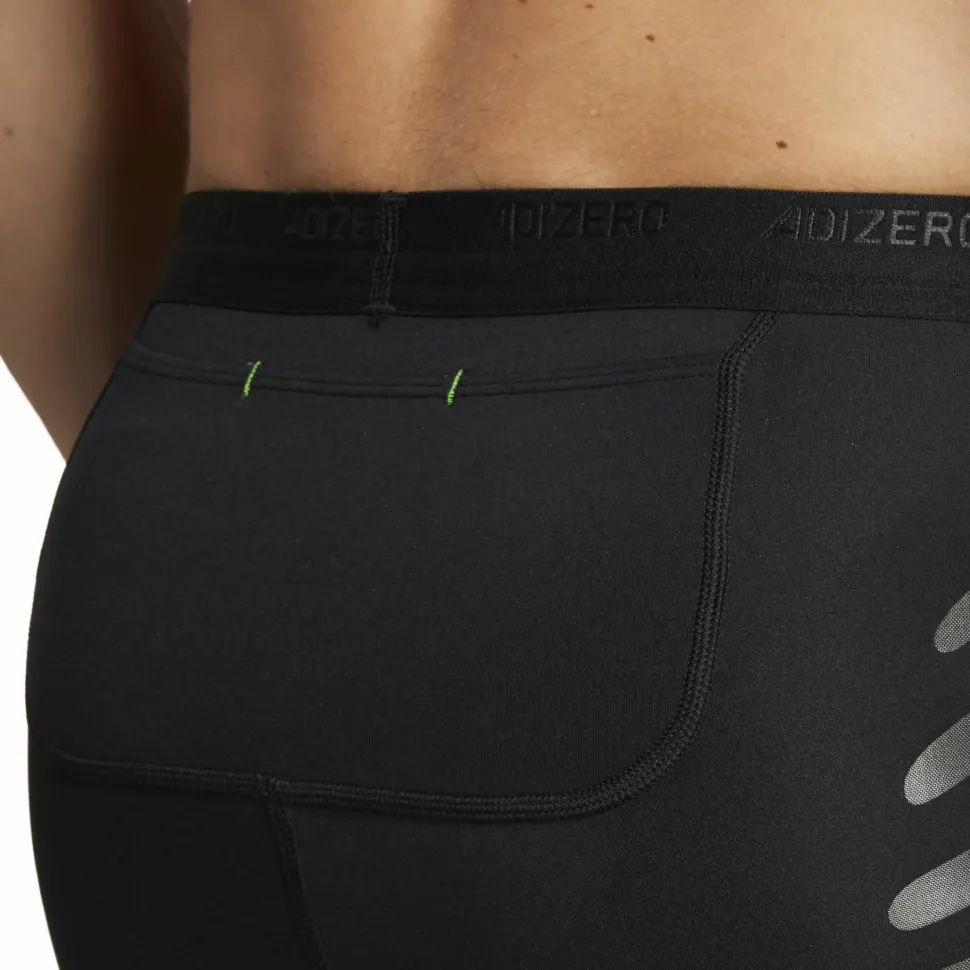 Adidas Men's Adizero Control Running Short Tights Black