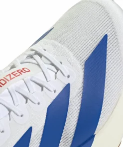 Adidas Men's Adizero Evo SL Cloud White / Royal Blue / Pure Ruby Clearance