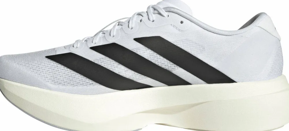 New Men's Adizero Evo SL Cloud White/Core Black/Cloud White Löparskor Herr