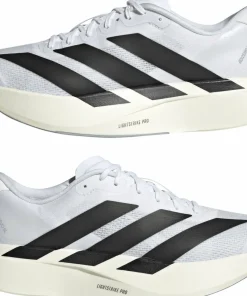New Men's Adizero Evo SL Cloud White/Core Black/Cloud White Löparskor Herr