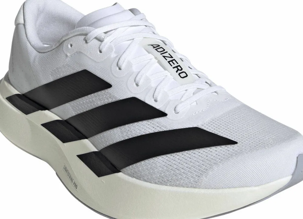 New Men's Adizero Evo SL Cloud White/Core Black/Cloud White Löparskor Herr