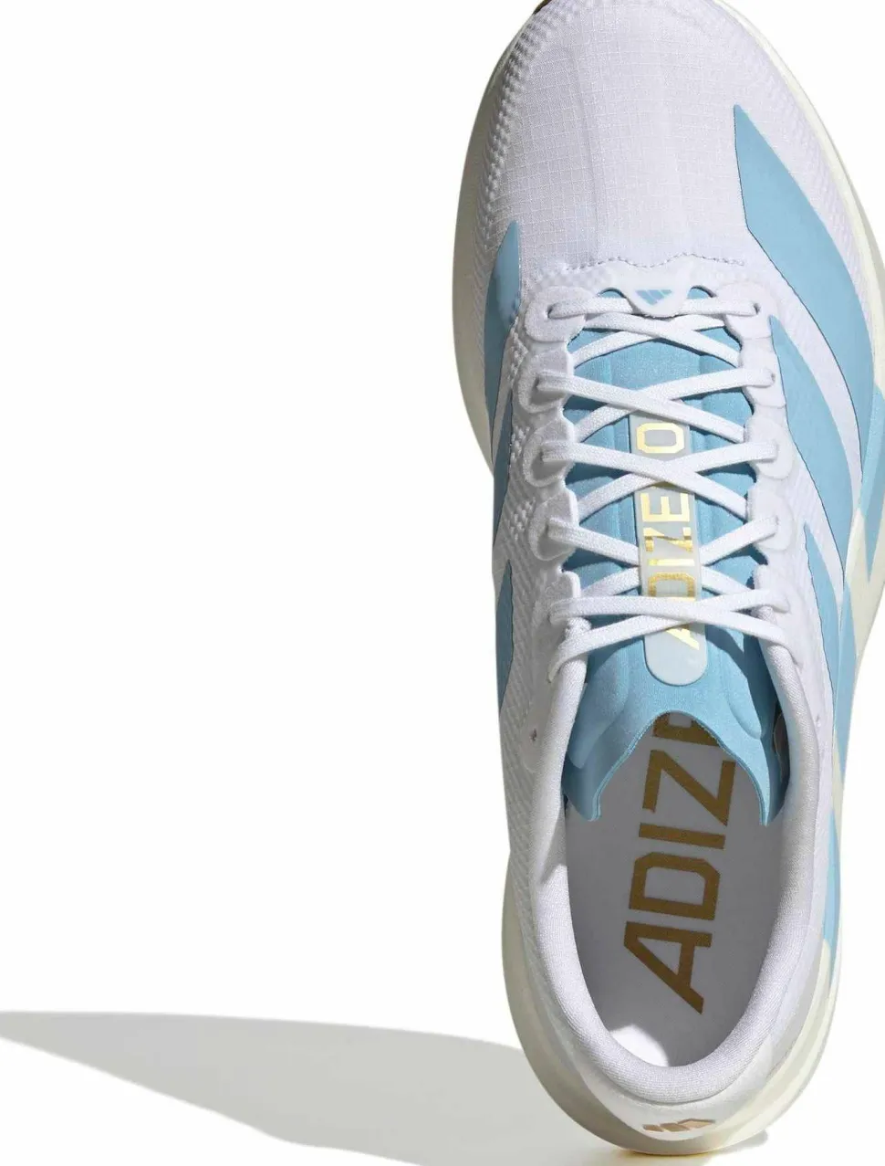 Adidas Men's Adizero Evo SL Cloud white/Cloud blue/Magold