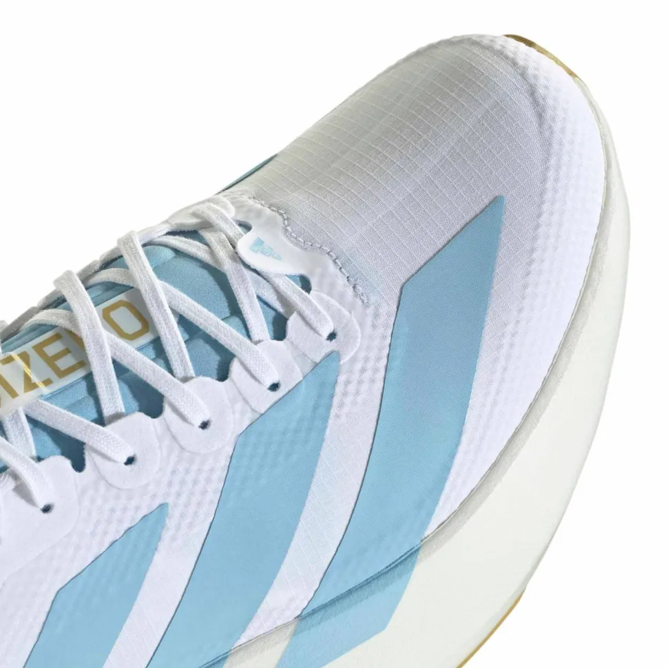 Adidas Men's Adizero Evo SL Cloud white/Cloud blue/Magold