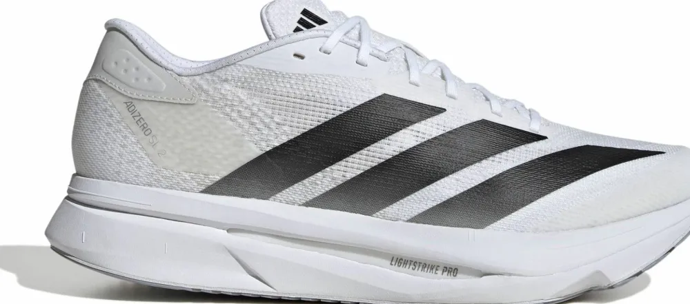 Adidas Men's Adizero SL2 Cloud White / Core Black / Dash Gray New