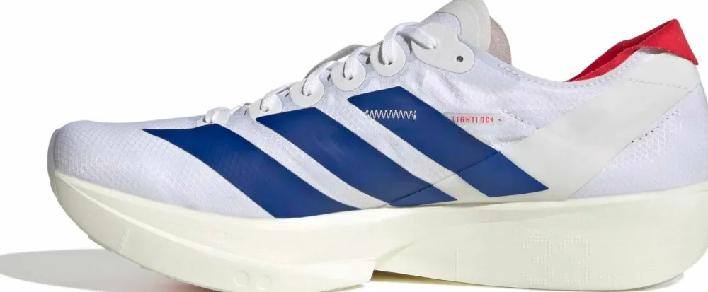 Adidas Men's Adizero Takumi Sen 11 Cloud White/Team Royal Blue/Pure Ruby Hot