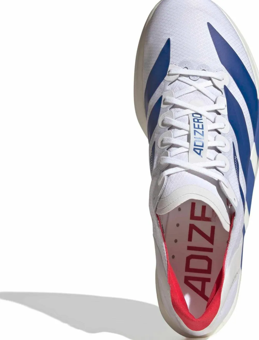 Adidas Men's Adizero Takumi Sen 11 Cloud White/Team Royal Blue/Pure Ruby Hot