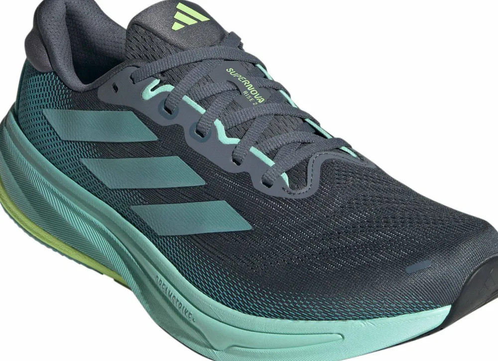 Adidas Men's Supernova Rise 2 Blue/Mint Ton/Hi-Res Yellow Onix/Minton/Hireye Hot