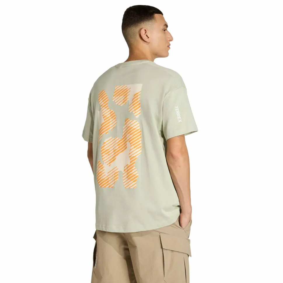 Adidas Men's Terrex Multi Tee Meadow Pack Halo green