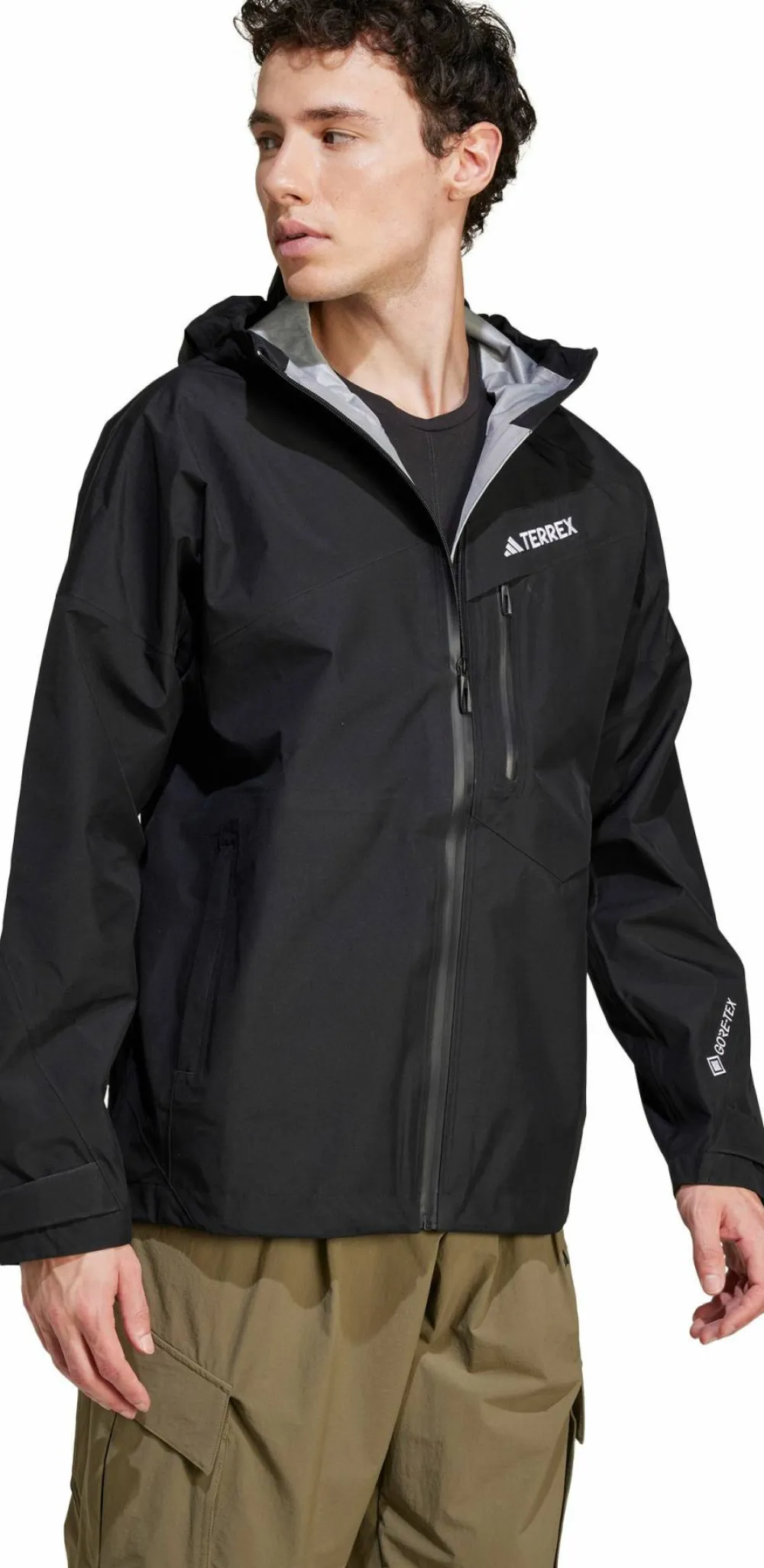 Adidas Men's Terrex Techrock 3L GORE-TEX Performance Jacket Black Online
