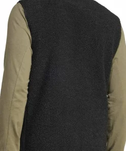 Adidas Men's Terrex Xploric High Pile Fleece Vest Black New