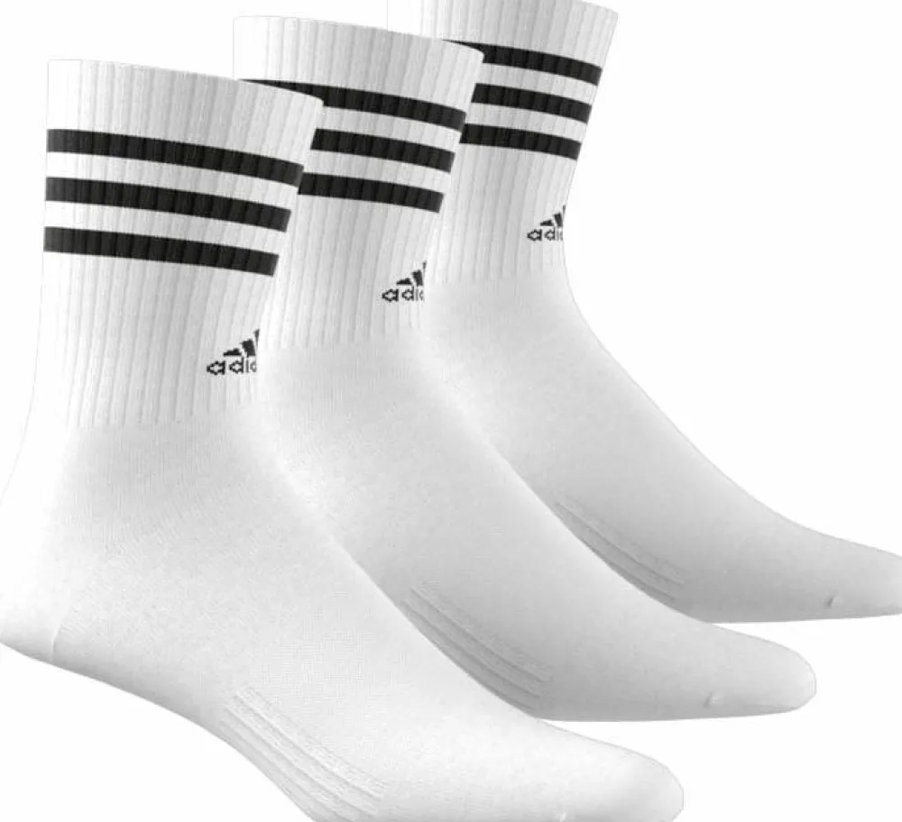 Outlet 3-Stripes Cushioned Sportswear Crew Socks 3-Pairs Herrstrumpor