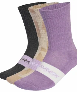 Adidas TERREX Multi 3 Pack Sock wonder taupe/grey six/powder plum