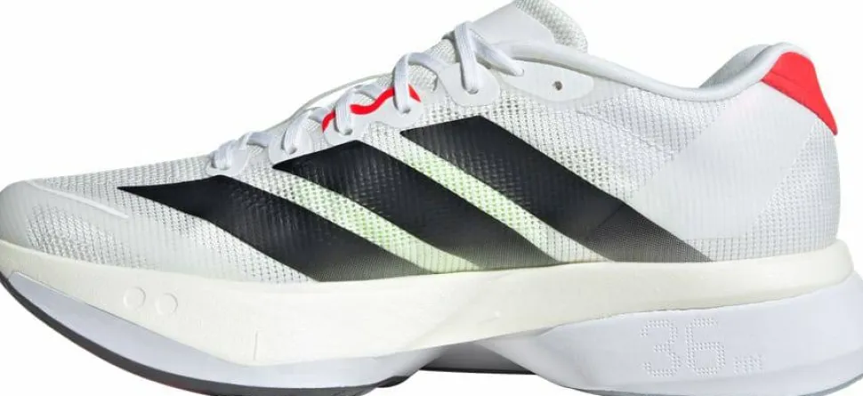 Adidas Women's Adizero Boston 13 Cloud White/Core Black/Lucid Red