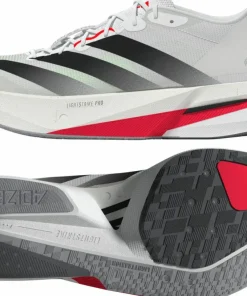 Adidas Women's Adizero Boston 13 Cloud White/Core Black/Lucid Red