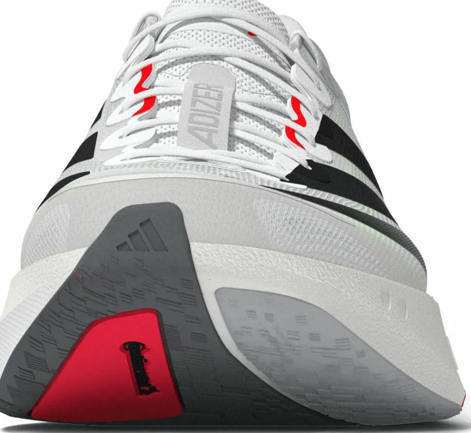 Adidas Women's Adizero Boston 13 Cloud White/Core Black/Lucid Red