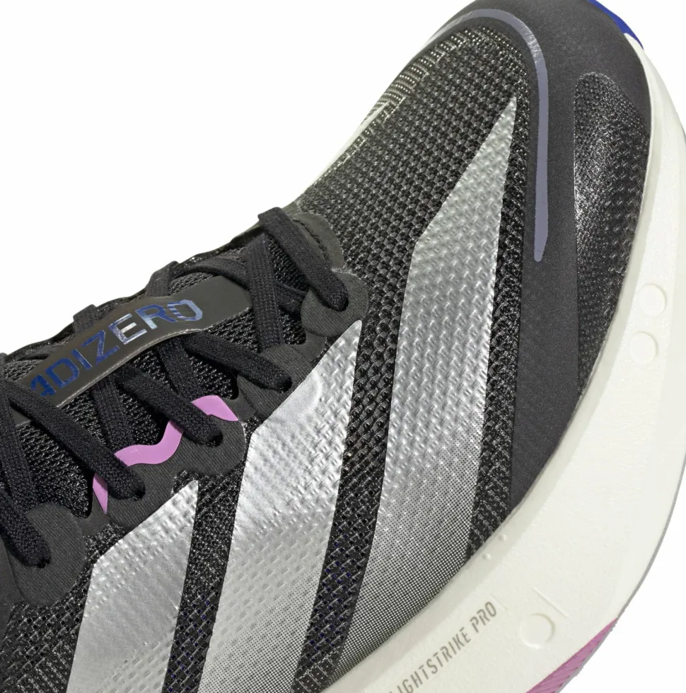 Adidas Women's Adizero Boston 13 Core Black/Silver Mint/Lucid Blue