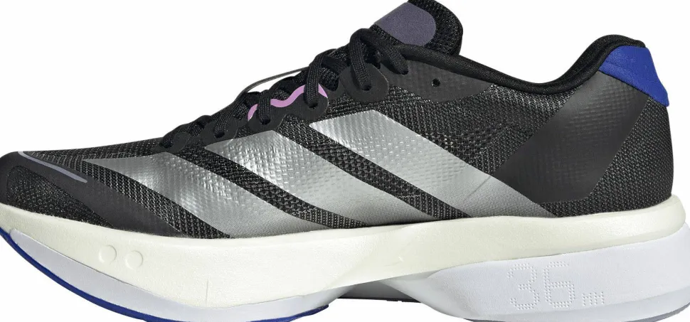 Adidas Women's Adizero Boston 13 Core Black/Silver Mint/Lucid Blue