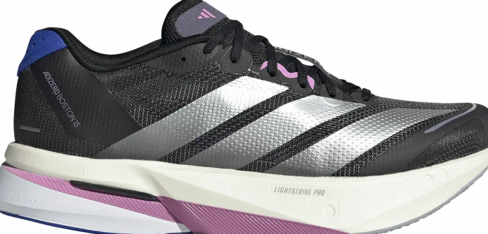 Adidas Women's Adizero Boston 13 Core Black/Silver Mint/Lucid Blue