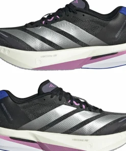 Adidas Women's Adizero Boston 13 Core Black/Silver Mint/Lucid Blue
