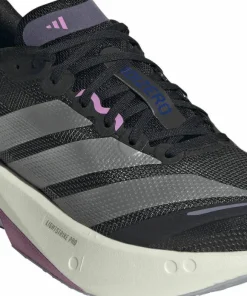 Adidas Women's Adizero Boston 13 Core Black/Silver Mint/Lucid Blue