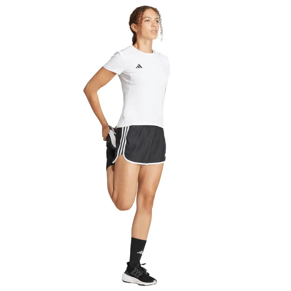 Adidas Women's Adizero E Tee White