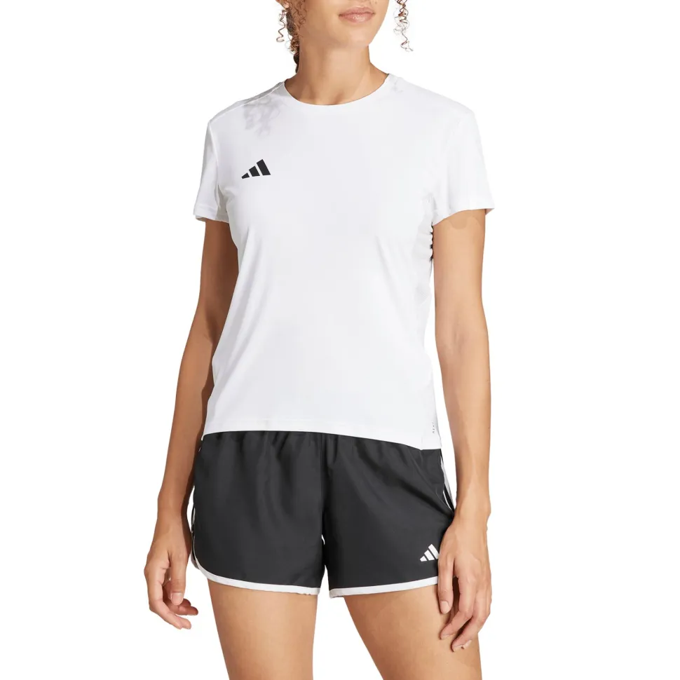 Adidas Women's Adizero E Tee White