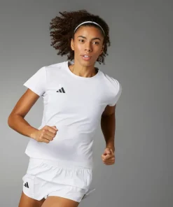 Adidas Women's Adizero E Tee White