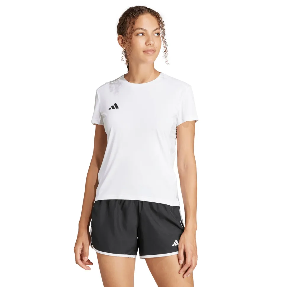 Adidas Women's Adizero E Tee White