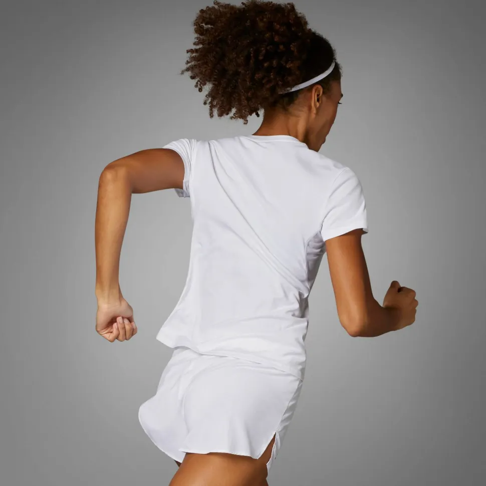 Adidas Women's Adizero E Tee White