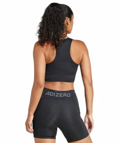 Adidas Women's Adizero Essentials Running Crop Top Black