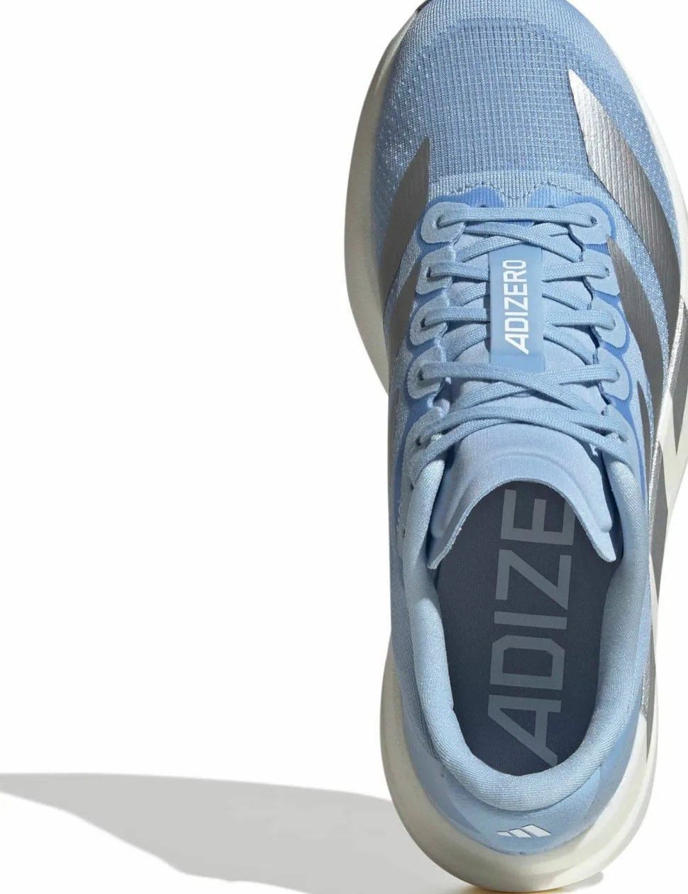 Adidas Women's Adizero Evo SL Glow Blue / Silver met. / Cloud White