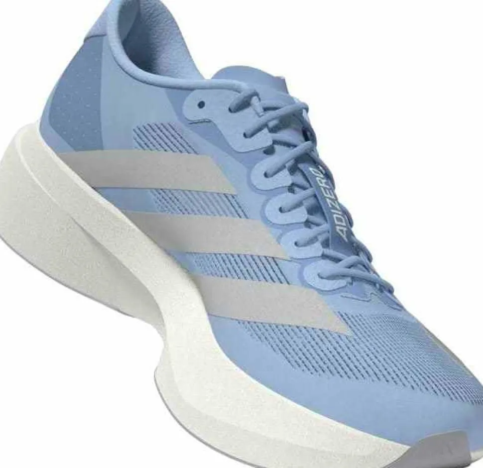 Adidas Women's Adizero Evo SL Glow Blue / Silver met. / Cloud White