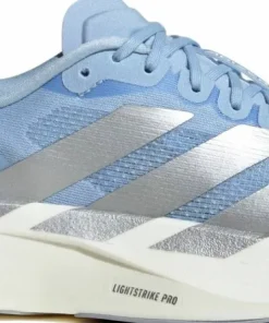 Adidas Women's Adizero Evo SL Glow Blue / Silver met. / Cloud White