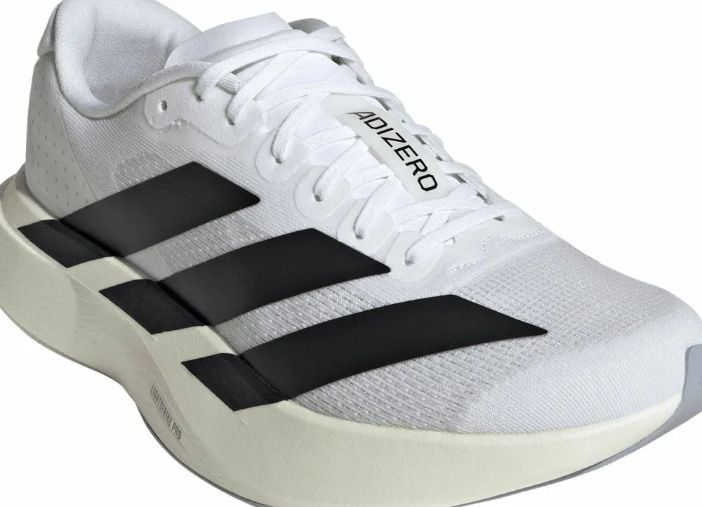 Best Women's Adizero Evo SL Cloud White/Core Black/Cloud White Löparskor Dam