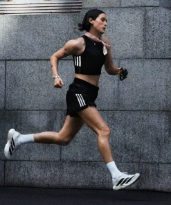 Best Women's Adizero Evo SL Cloud White/Core Black/Cloud White Löparskor Dam