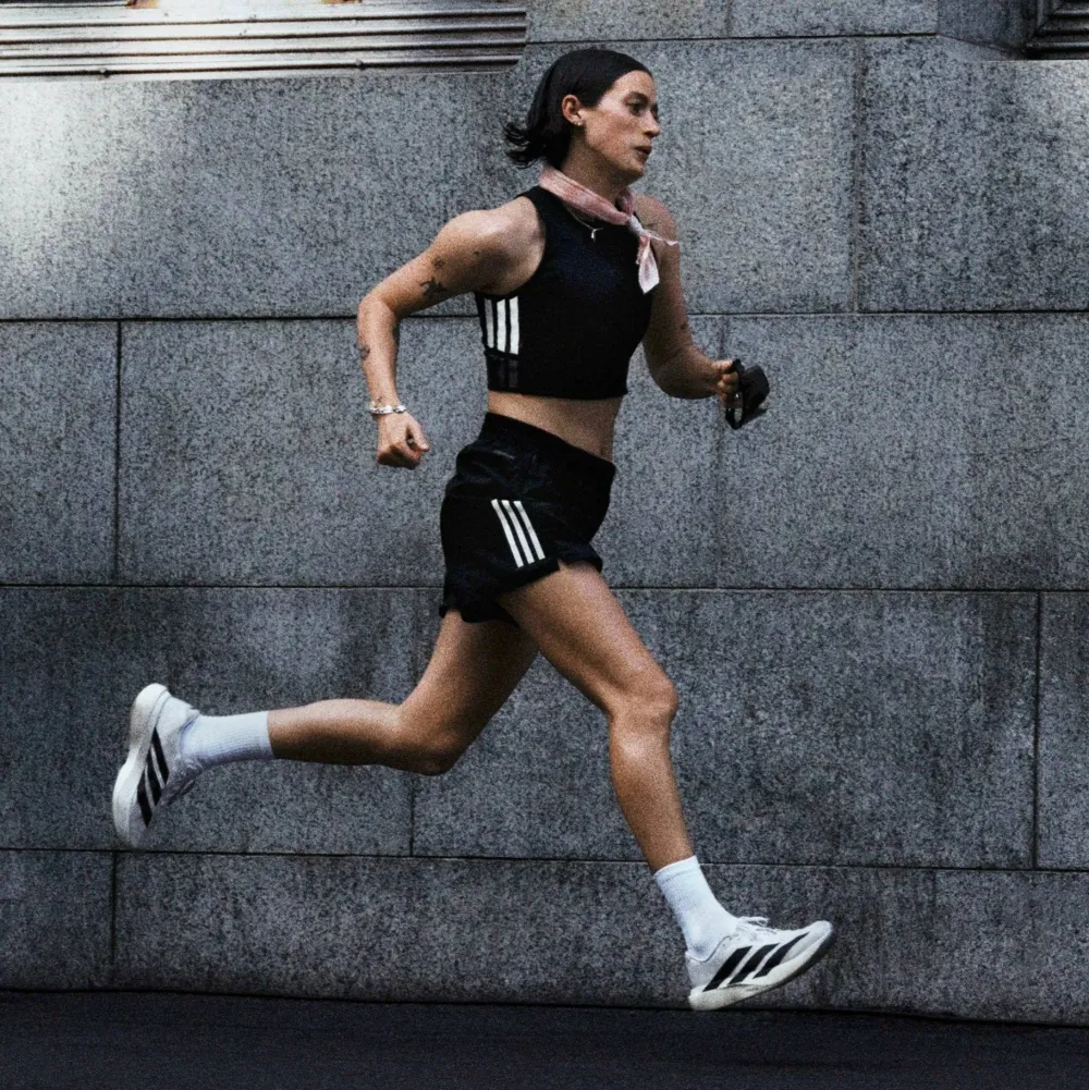 Best Women's Adizero Evo SL Cloud White/Core Black/Cloud White Löparskor Dam