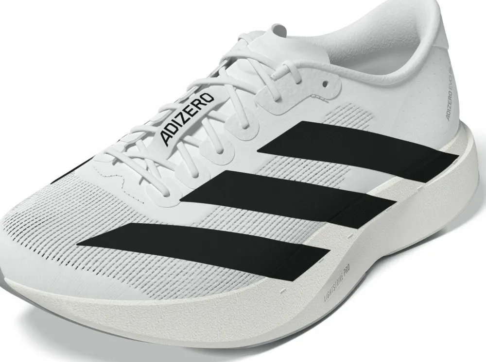 Best Women's Adizero Evo SL Cloud White/Core Black/Cloud White Löparskor Dam