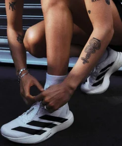 Best Women's Adizero Evo SL Cloud White/Core Black/Cloud White Löparskor Dam