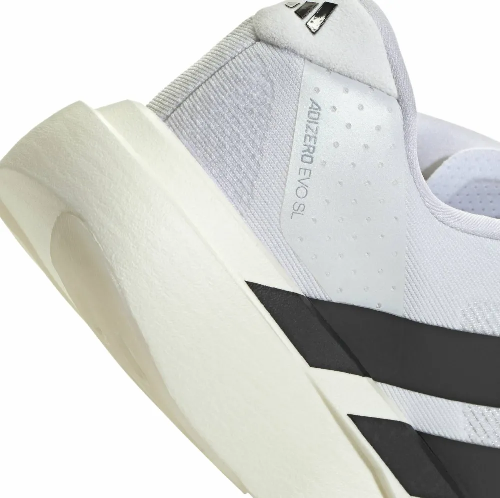 Best Women's Adizero Evo SL Cloud White/Core Black/Cloud White Löparskor Dam