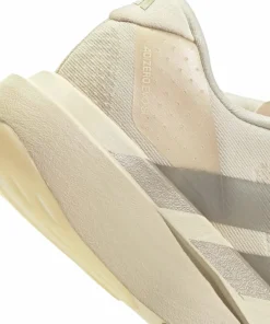 Adidas Women's Adizero Evo SL Wonder White/Cyber Metallic/Warm Vanilla Clearance