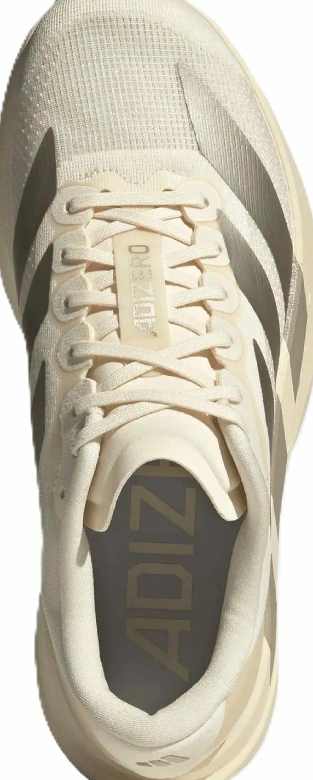 Adidas Women's Adizero Evo SL Wonder White/Cyber Metallic/Warm Vanilla Clearance