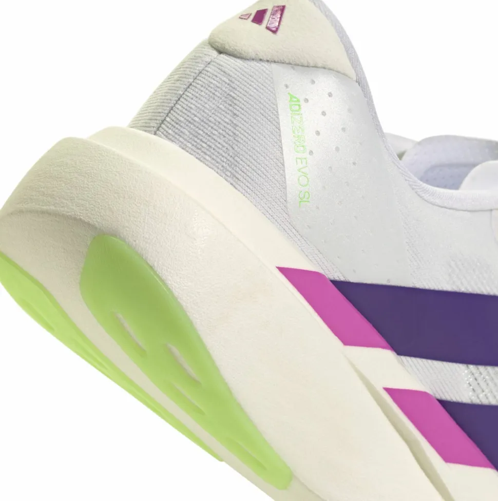 Adidas Women's Adizero Evo SL Ftwwht/cpurpl/purbur